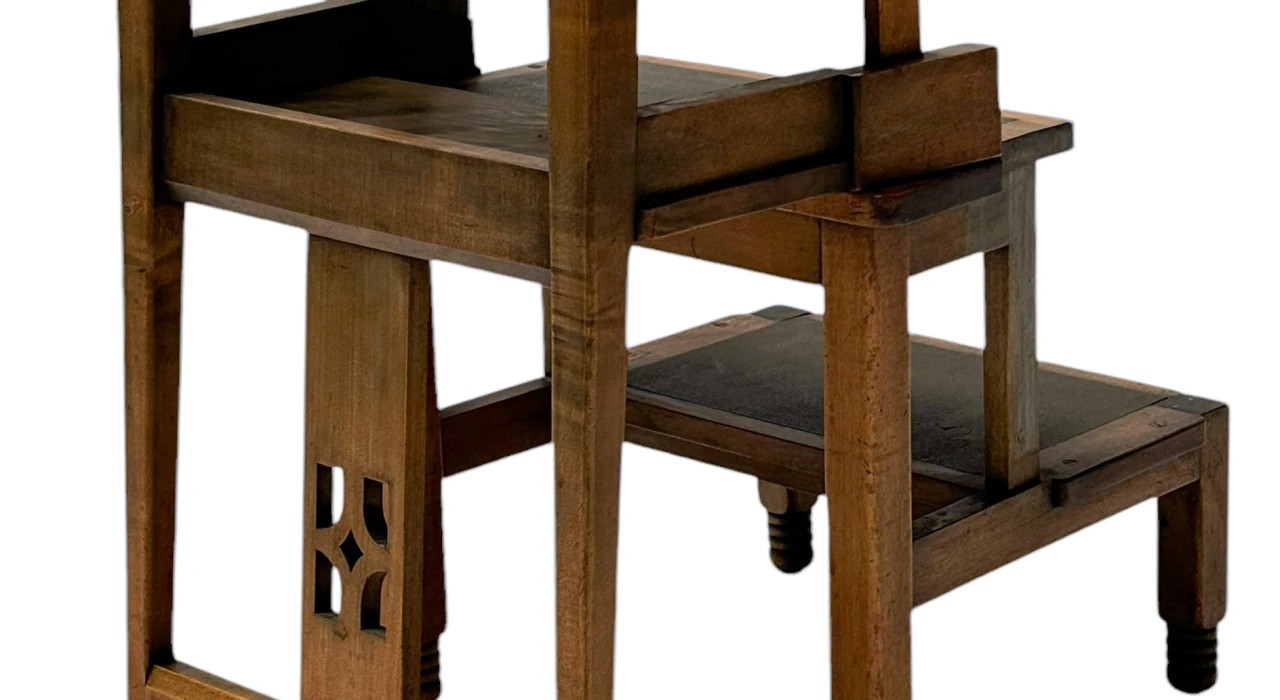 Jac. van den Bosch 't Binnenhuis Art Deco Library Chair or Library Steps, 1916